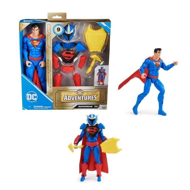 Spin Master PACK FIGURINE 30 CM SUPERMAN + ACCESSOIRES DC Adventures