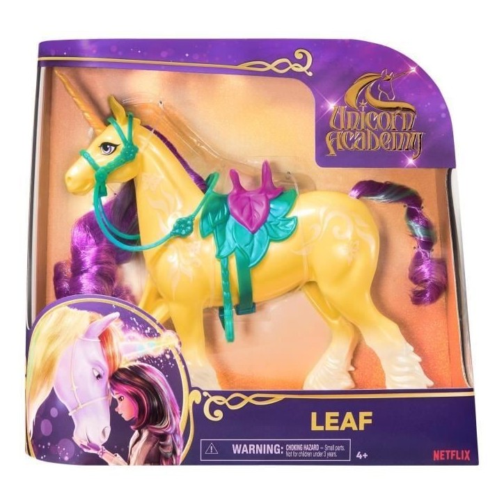 Unicorn Academy - Leaf - Licorne 28cm - des 4 ans - L'École des Licornes