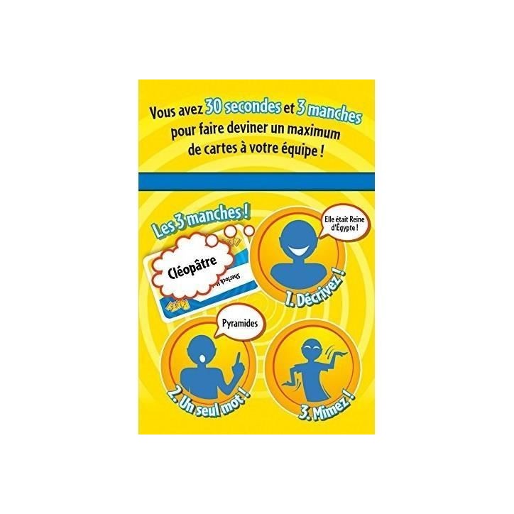 Asmodée - Repos Production - Time's Up! : Party - Version Jaune - Jeu de société - a partir de 12 ans - 4 a 12 joueurs - 40 m