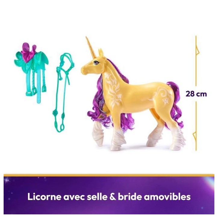 Unicorn Academy - Leaf - Licorne 28cm - des 4 ans - L'École des Licornes