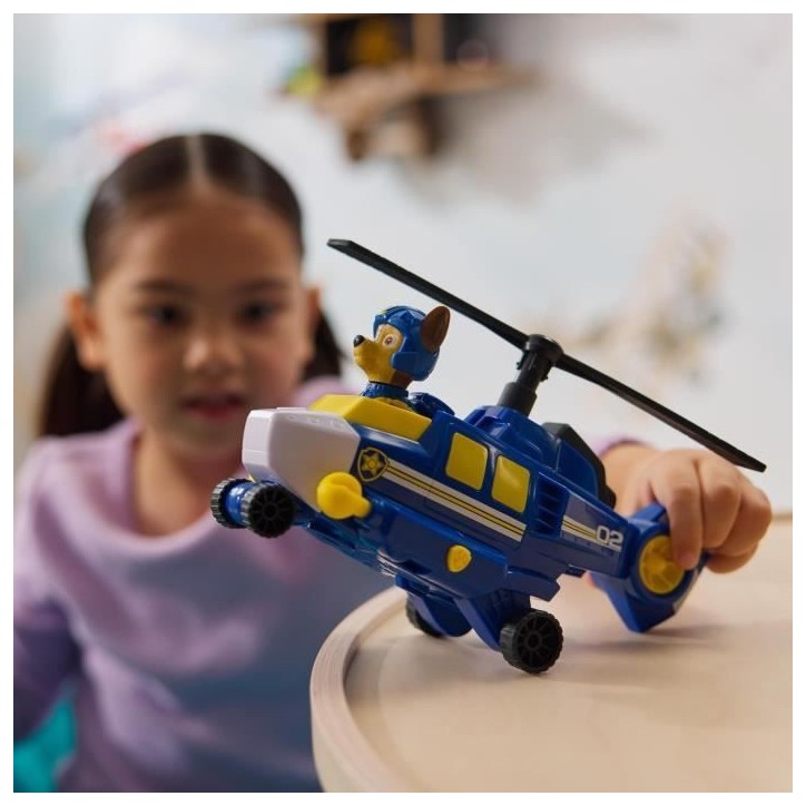SPIN MASTERVÉHICULE + FIGURINE CHASE AIR RESCUE La Pat' Patrouille