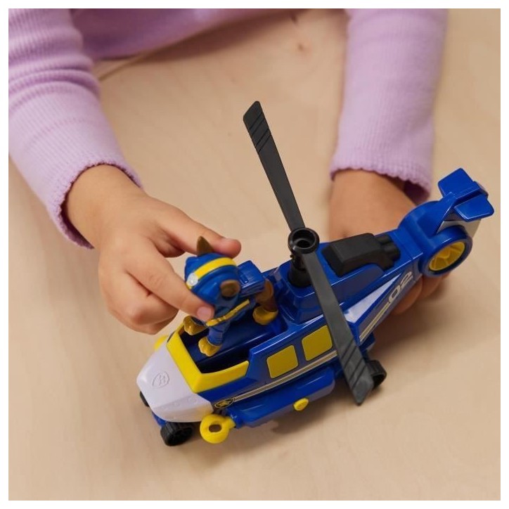SPIN MASTERVÉHICULE + FIGURINE CHASE AIR RESCUE La Pat' Patrouille
