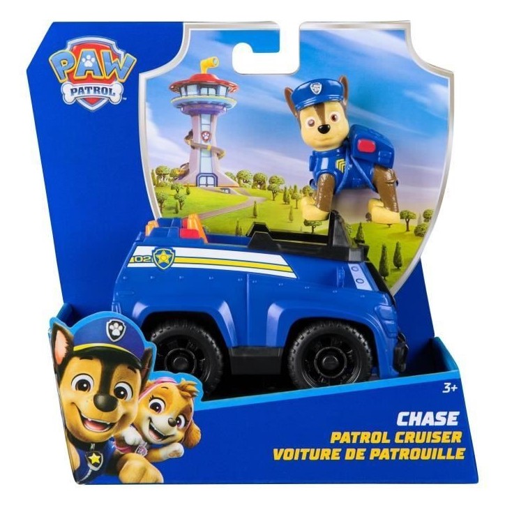SPIN MASTERVEHICULE + FIGURINE CHASE La Pat' Patrouille