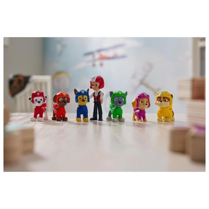 SPIN MASTER MULTIPACK DE 7 FIGURINES AIR RESCUE La Pat' Patrouille