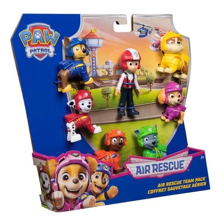 SPIN MASTER MULTIPACK DE 7 FIGURINES AIR RESCUE La Pat' Patrouille