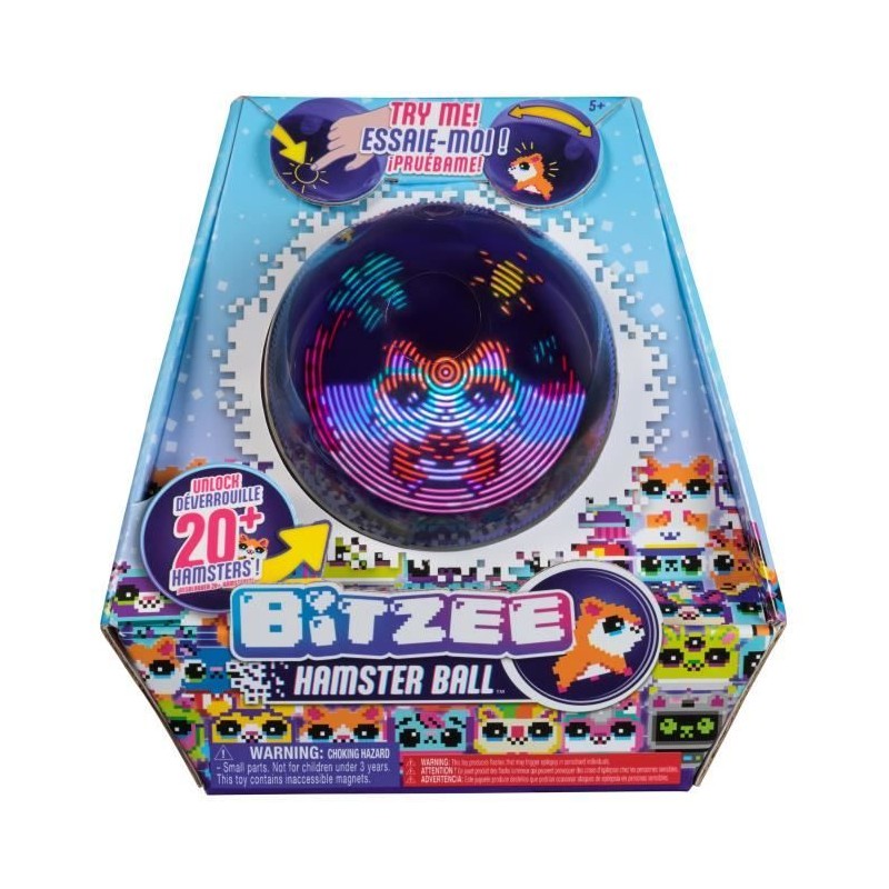 Bitzee - Mon animal interactif - des 5 ans - Boule hamster Bitzee - Mon animal interactif - des 5 ans - Boule hamster