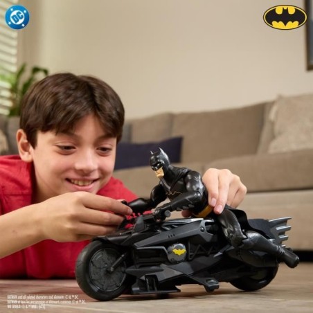 Pack Batcycle RC + Batman - Figurine 30cm - Batman