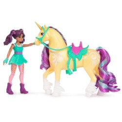 SPIN MASTER COFFRET LICORNE ET POUPEE LEAF ET AVA Unicorn Academy