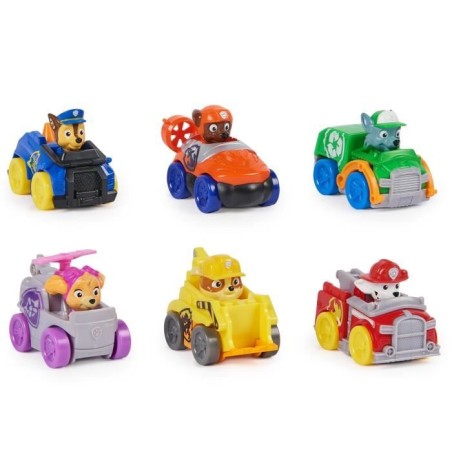 SPIN MASTER PACK 6 RACERS PUP SQUAD La Pat' Patrouille
