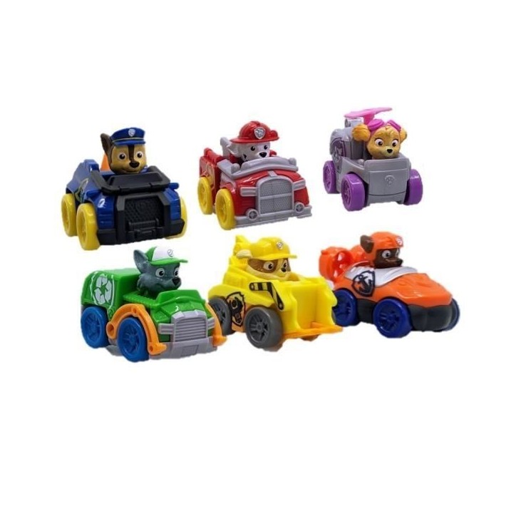 SPIN MASTER PACK 6 RACERS PUP SQUAD La Pat' Patrouille