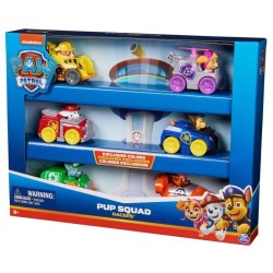 SPIN MASTER PACK 6 RACERS PUP SQUAD La Pat' Patrouille