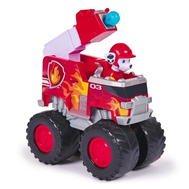 SPIN MASTER VÉHICULE + FIGURINE RESCUE WHEELS MARCUS La Pat' Patrouille