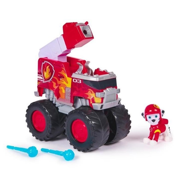SPIN MASTER VÉHICULE + FIGURINE RESCUE WHEELS MARCUS La Pat' Patrouille