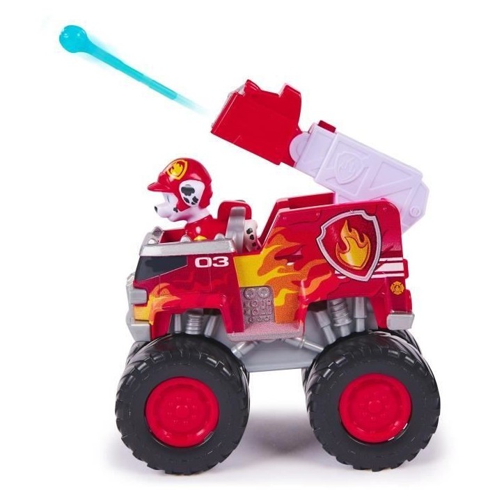 SPIN MASTER VÉHICULE + FIGURINE RESCUE WHEELS MARCUS La Pat' Patrouille