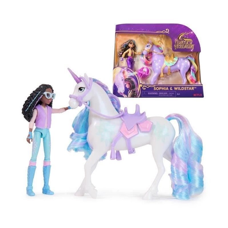 SPIN MASTER COFFRET LICORNE ET POUPEE GLACIER ET LAYLA Unicorn Academy SPIN MASTER COFFRET LICORNE ET POUPEE GLACIER ET LAYLA Unicorn Academy