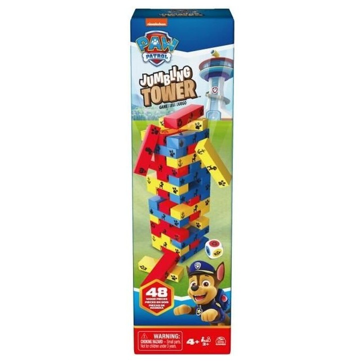 SPIN MASTER TOUR JENGA La Pat' Patrouille SPIN MASTER TOUR JENGA La Pat' Patrouille
