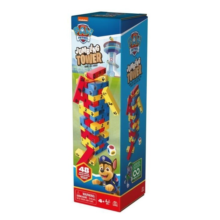 SPIN MASTER TOUR JENGA La Pat' Patrouille SPIN MASTER TOUR JENGA La Pat' Patrouille