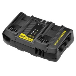 Double chargeur 18V 4A - Stanley Fatmax - Compatible avec toutes les b