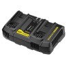 Double chargeur 18V 4A - Stanley Fatmax - Compatible avec toutes les b