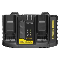 Double chargeur 18V 4A - Stanley Fatmax - Compatible avec toutes les b