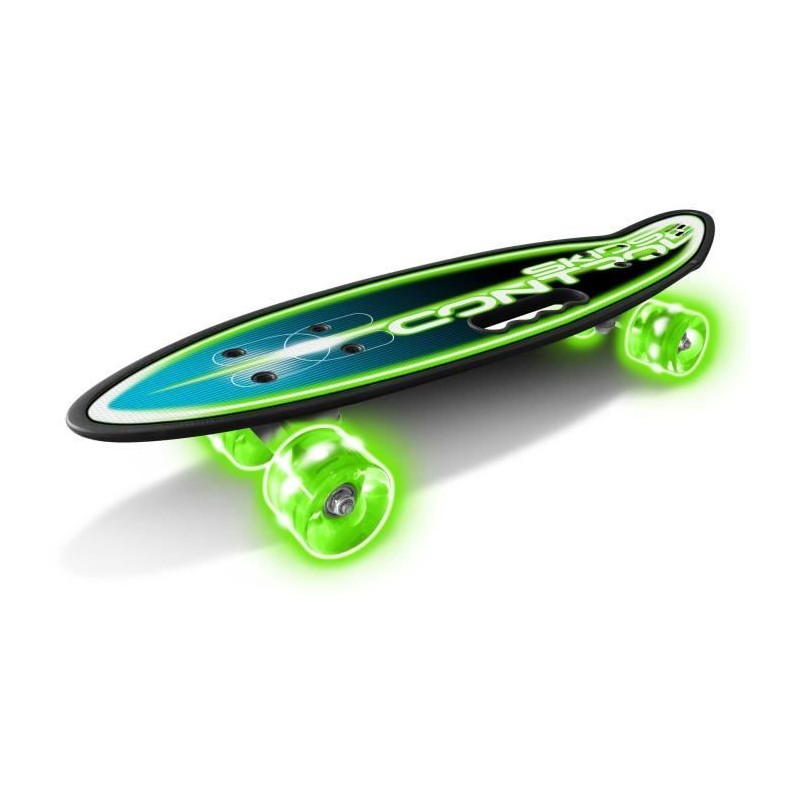 STAMP Skateboard 24 x 7 SKIDS CONTROL avec poignée et roues lumineuse