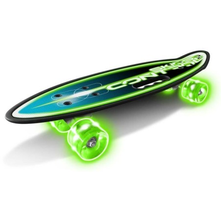 STAMP Skateboard 24 x 7 SKIDS CONTROL avec poignée et roues lumineuse