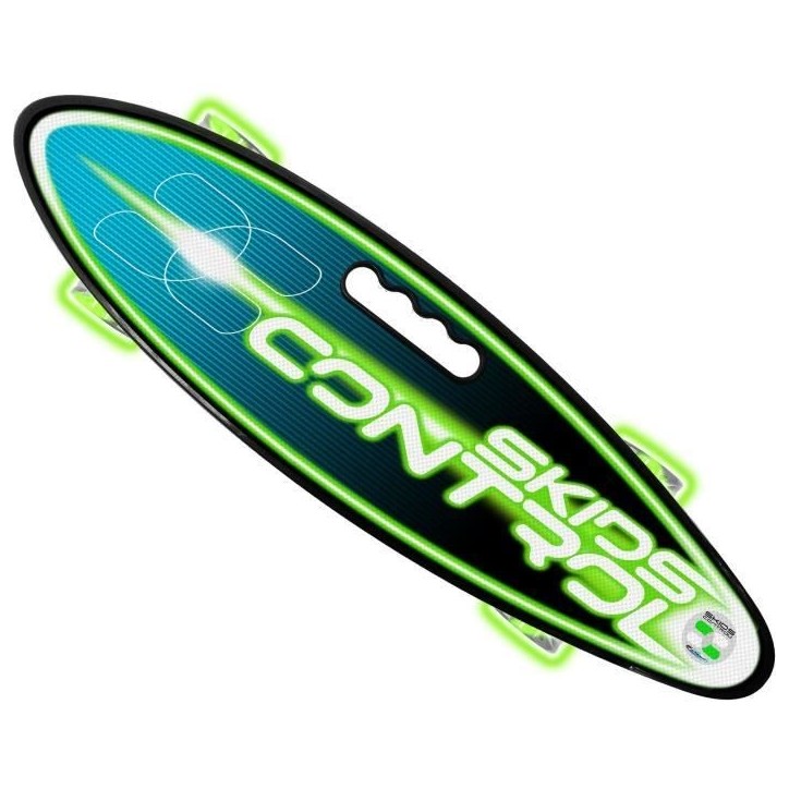 STAMP Skateboard 24 x 7 SKIDS CONTROL avec poignée et roues lumineuses STAMP Skateboard 24 x 7 SKIDS CONTROL avec poignée et roues lumineuses
