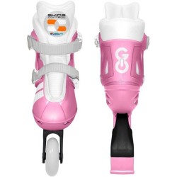 Patins en ligne ajustable - STAMP - SKIDS CONTROL - Taille 30-33 - Ros