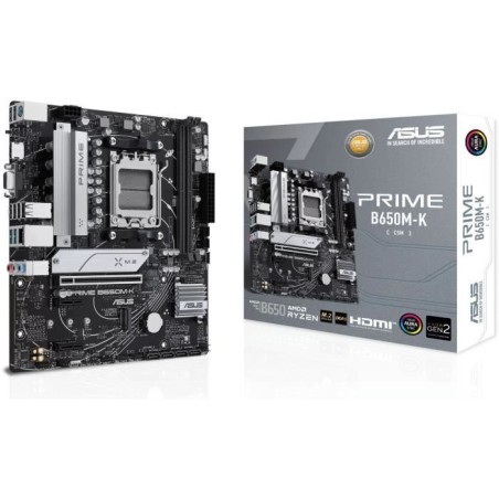 Carte mere - ASUS - PRIME B650M-K - AMD B650 - Emplacement AM5 micro A