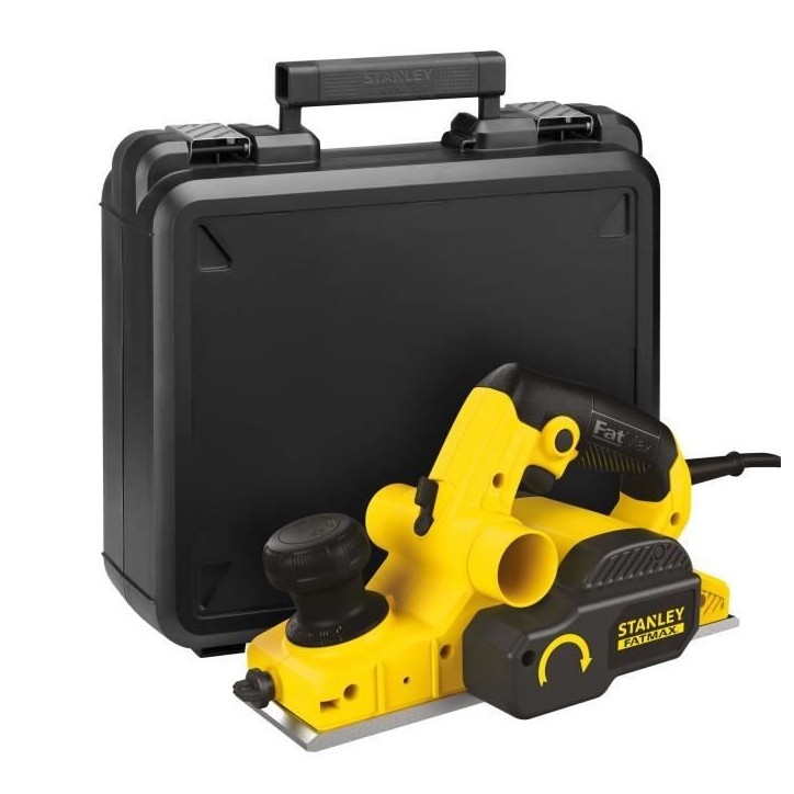 Rabot électrique filaire - Stanley Fatmax - FME630K-QS - 750W - Largeur de rabotage 82 mm Rabot électrique filaire - Stanley Fatmax - FME630K-QS - 750W - Largeur de rabotage 82 mm