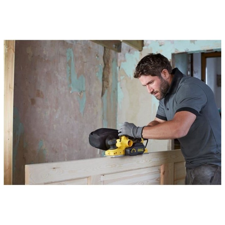 Rabot électrique filaire - Stanley Fatmax - FME630K-QS - 750W - Largeur de rabotage 82 mm Rabot électrique filaire - Stanley Fatmax - FME630K-QS - 750W - Largeur de rabotage 82 mm