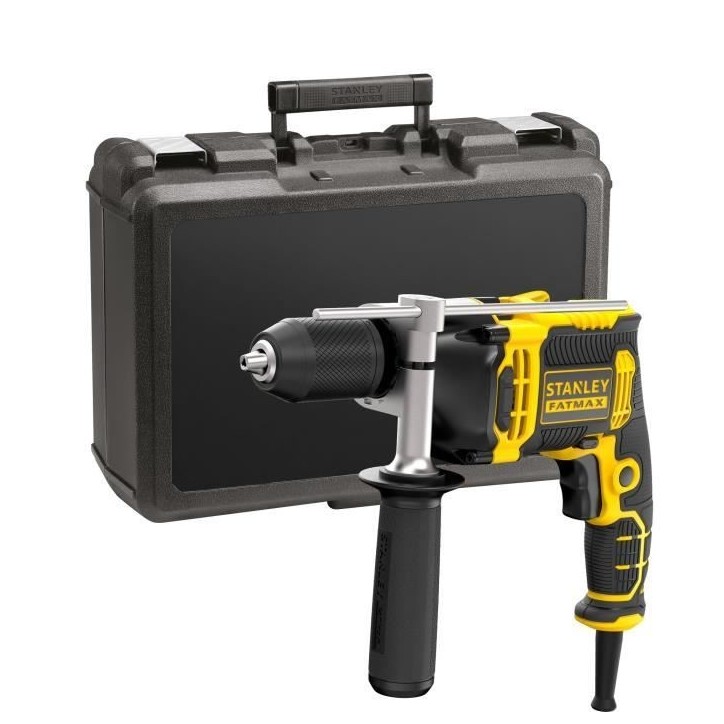 Perceuse a percussion filaire - 750W - Stanley Fatmax - FMEH750K-QS Perceuse a percussion filaire - 750W - Stanley Fatmax - FMEH750K-QS