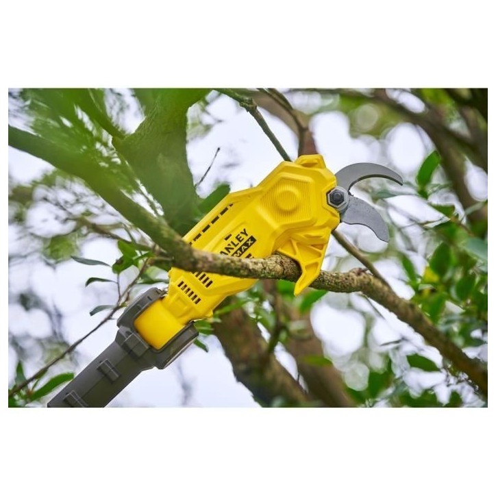 STANLEY FATMAX - SECATEUR SUR PERCHE 18V - Fourni avec un chargeur et une batterie 4AH STANLEY FATMAX - SECATEUR SUR PERCHE 18V - Fourni avec un chargeur et une batterie 4AH