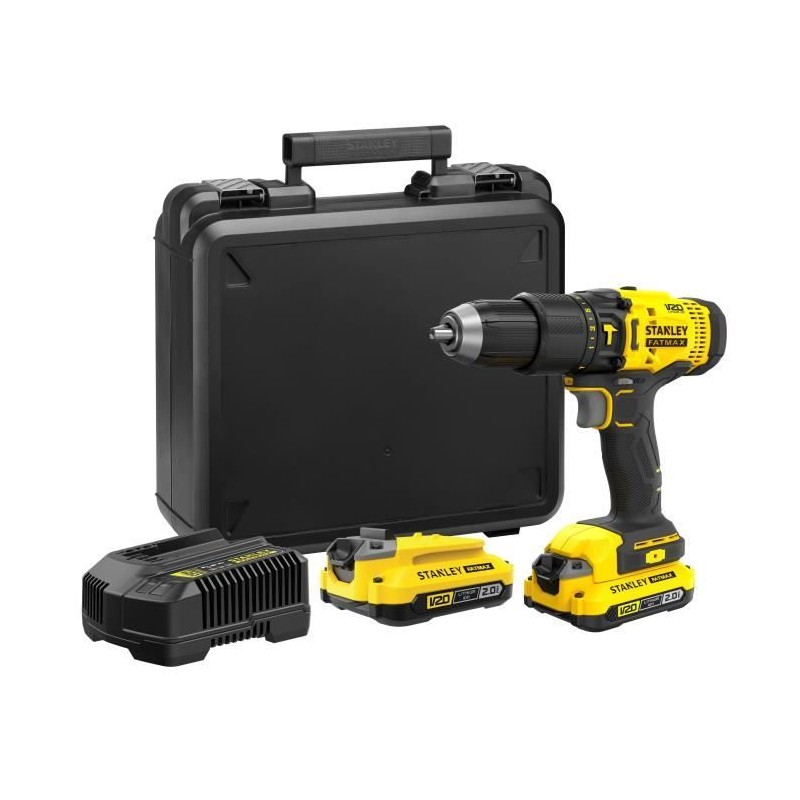 Perceuse visseuse a percussion 50 Nm - Lithium 18V - 2 Batteries 2Ah - Perceuse visseuse a percussion 50 Nm - Lithium 18V - 2 Batteries 2Ah -