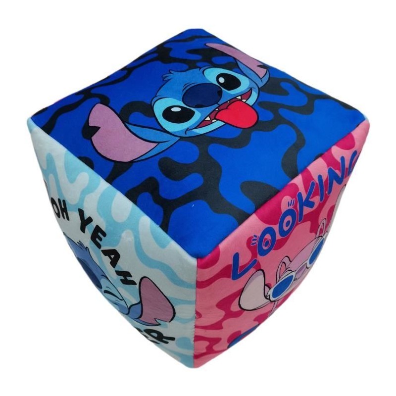 Coussin premium - Cube - Lilo & STITCH - Microfibre - 25 x 25 x 25 cm Coussin premium - Cube - Lilo & STITCH - Microfibre - 25 x 25 x 25 cm