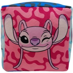 Coussin premium - Cube - Lilo & STITCH - Microfibre - 25 x 25 x 25 cm