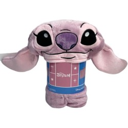 Plaid polaire a capuche 3D - LILO & STITCH - Angel - 120 x 150 cm