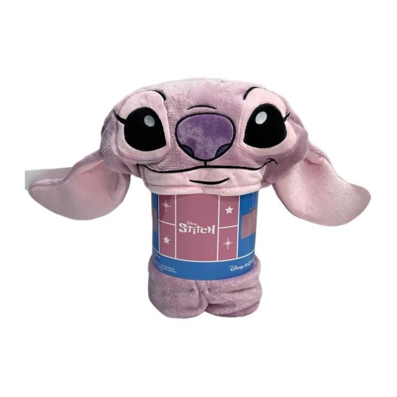 Plaid polaire a capuche 3D - LILO & STITCH - Angel - 120 x 150 cm Plaid polaire a capuche 3D - LILO & STITCH - Angel - 120 x 150 cm