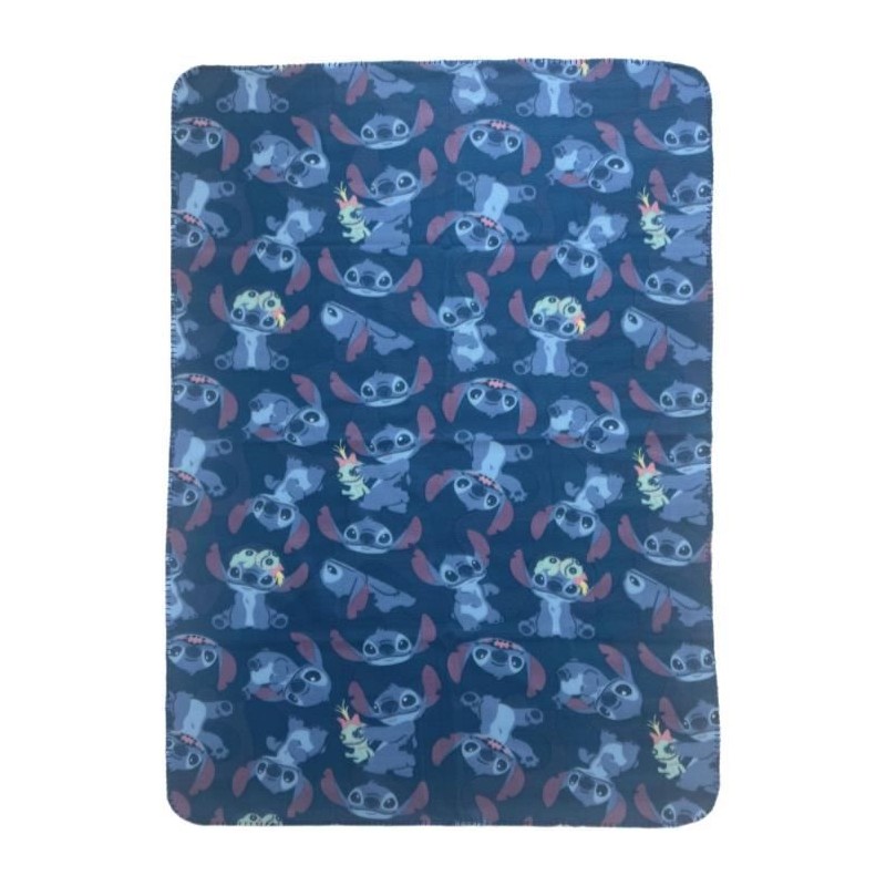 Plaid - LILO & STITCH - Visages Stitch - 100 x 140 cm Plaid - LILO & STITCH - Visages Stitch - 100 x 140 cm