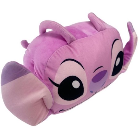Coussin cocooning 3D - LILO & STITCH - Angel - Microfibre - 30 cm