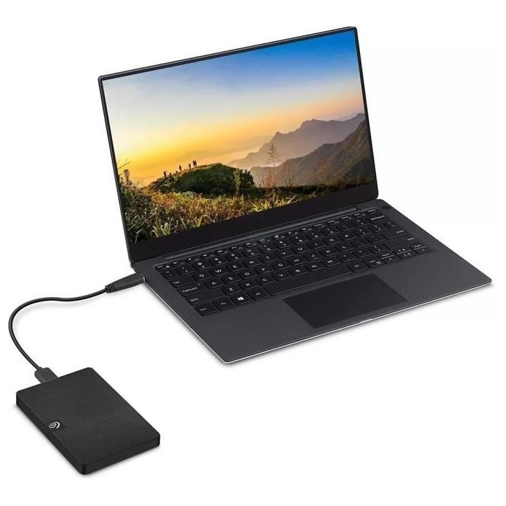 SEAGATE - Disque dur portable - HDD - 1 To - Noir SEAGATE - Disque dur portable - HDD - 1 To - Noir