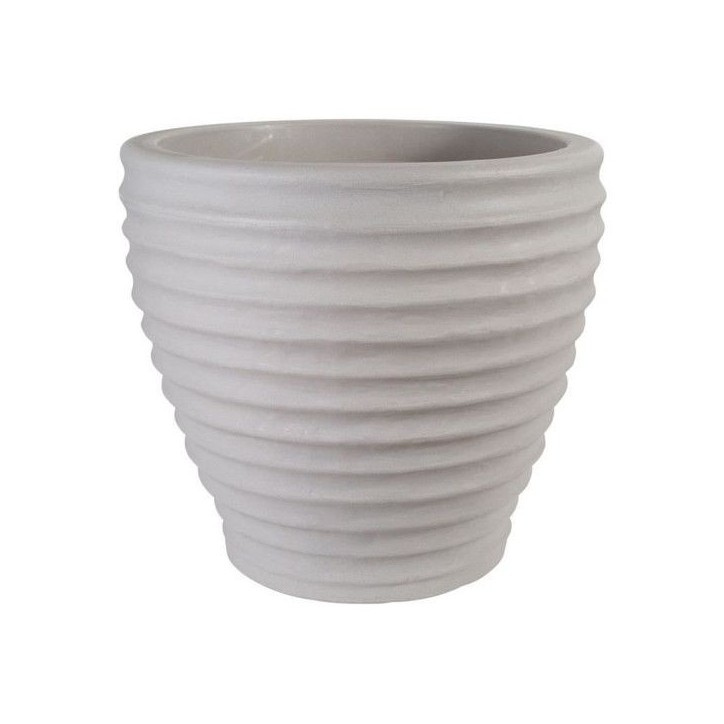 Pot de fleur - STRATA - L - Moroccan - Ø 58cm x 56cm H - Couleur Pierre Pot de fleur - STRATA - L - Moroccan - Ø 58cm x 56cm H - Couleur Pierre