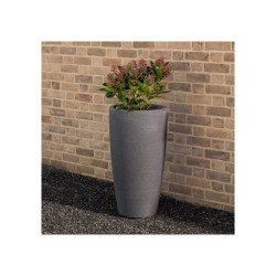 Pot de fleur - STRATA - L - Amesbury - Ø 40cm x 75cm H - Couleur pier