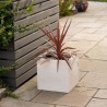 Pot de fleur - STRATA - L - Carré - Riven - Ø 38.5cm x 46.5cm H - Co