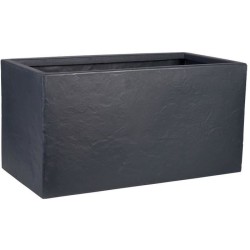 Pot de fleur - STRATA - Riven trough - Ø 38.5cm x 17.5cm H x 46.5cm L
