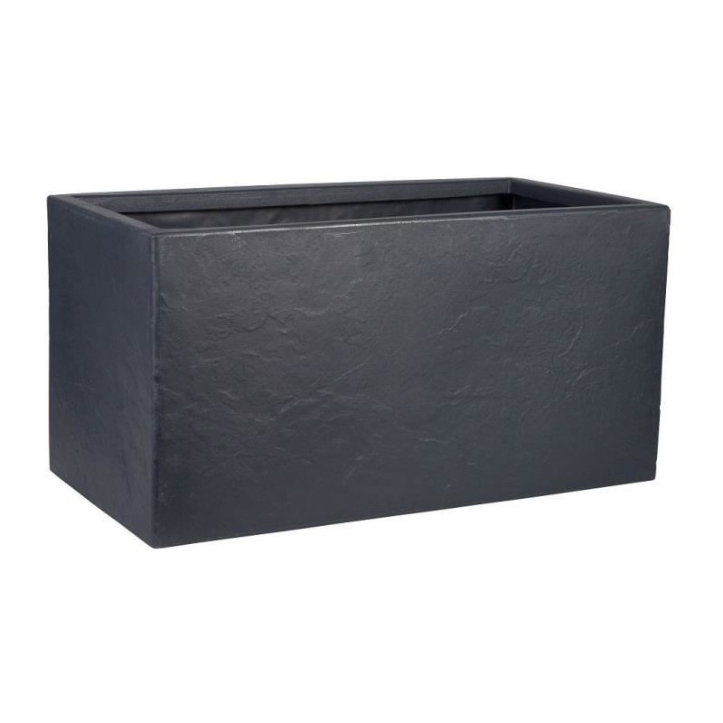Pot de fleur - STRATA - Riven trough - Ø 38.5cm x 17.5cm H x 46.5cm L