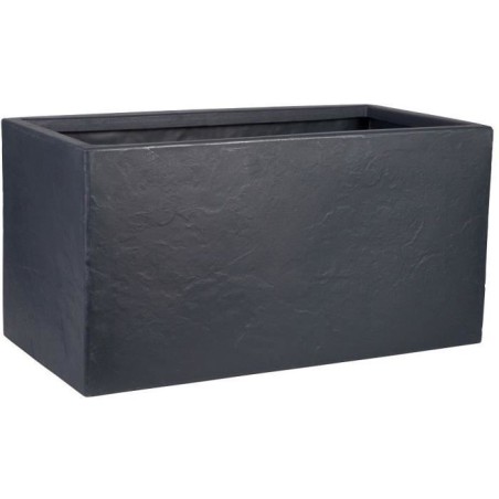 Pot de fleur - STRATA - Riven trough - Ø 38.5cm x 17.5cm H x 46.5cm L