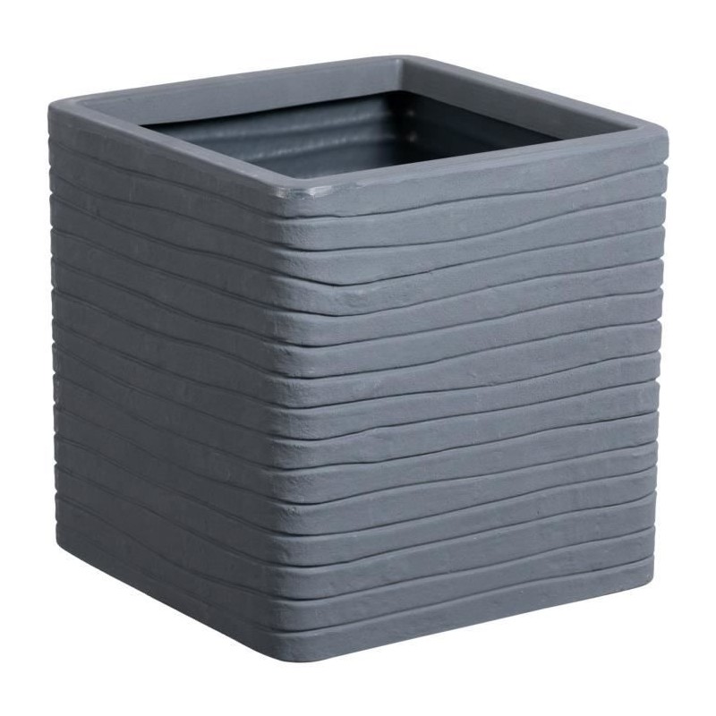 Pot de fleur - STRATA - Carré - Banbury - Ø 30.5cm x 30cm H - Couleu