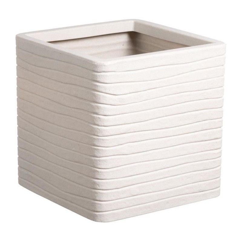 Pot de fleur - STRATA - Carré - Banbury - Ø 30.5cm x 30cm H - Couleu