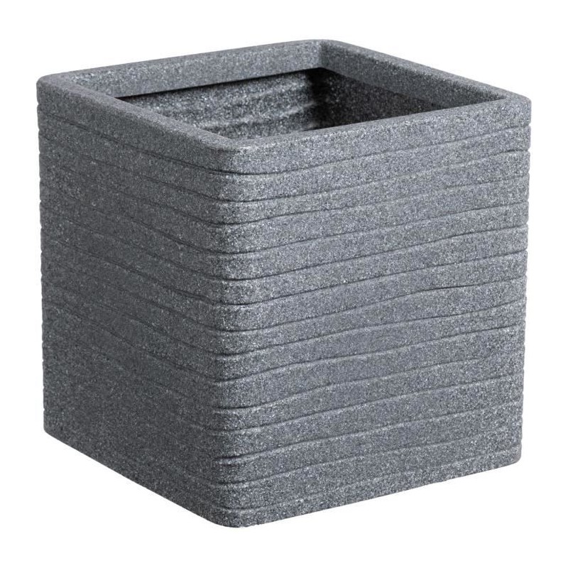 Pot de fleur - STRATA - Carré - Banbury - Ø 30.5cm x 30cm H - Couleu